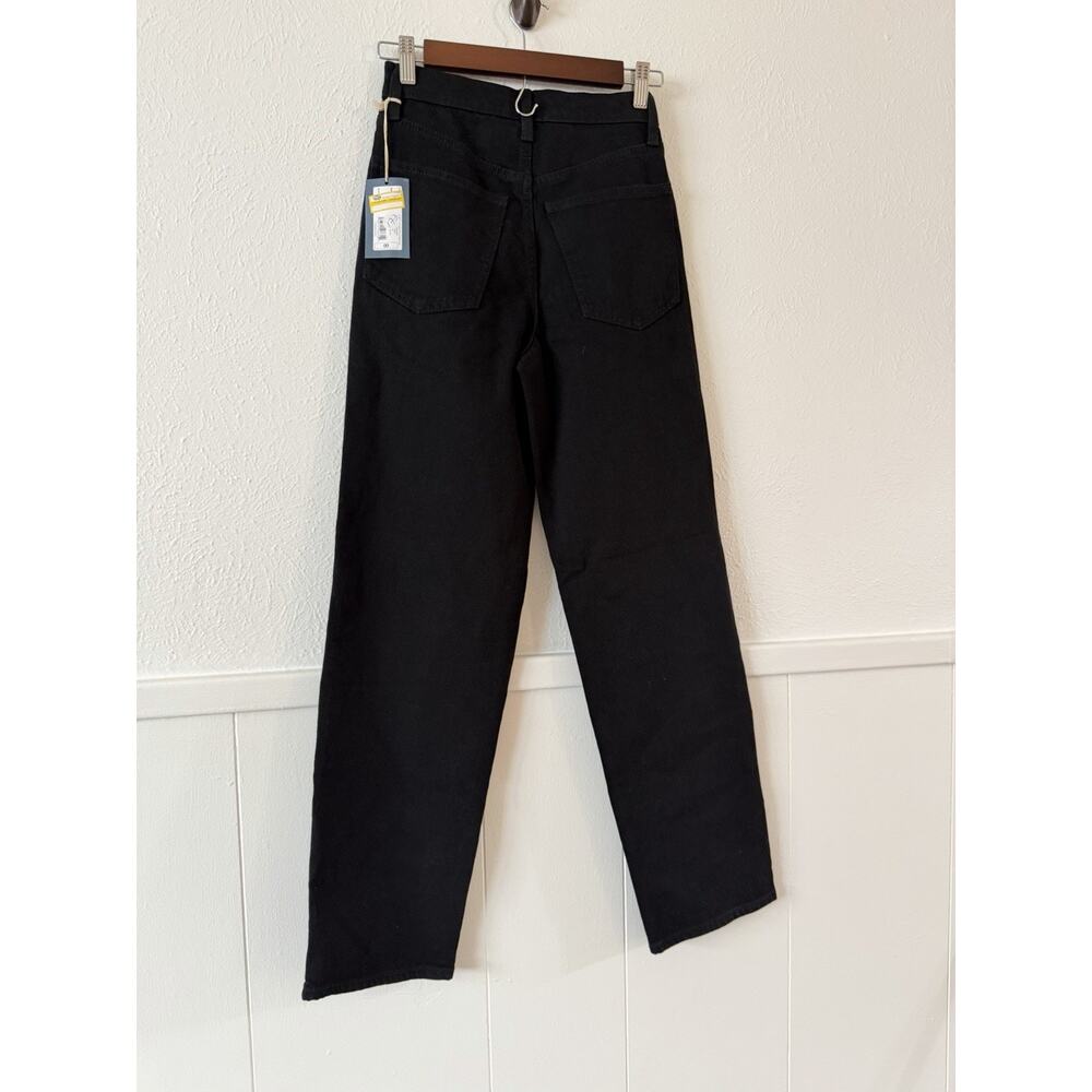 Universal Thread Highest Rise Straight Size 00 Black Jeans Women’s NWT Stretch - Picture 8 of 8